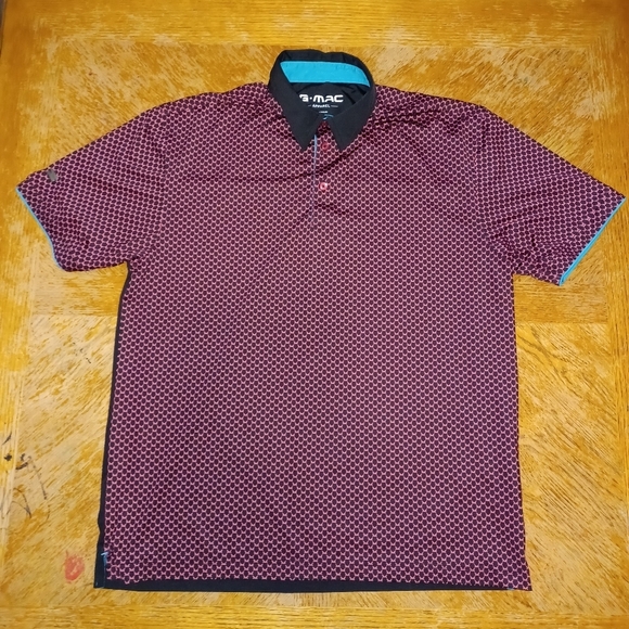 G Mac Apparel Golf Men's Short Sleeve Polo Shirt Size M. See pictures for refere - Picture 1 of 5